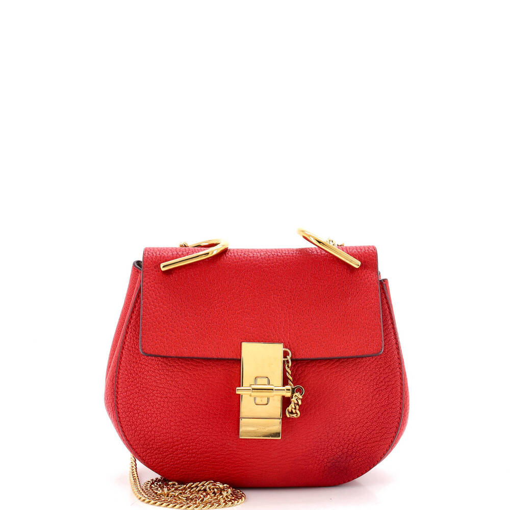 Chloe Small Drew Crossbody Bag Leather